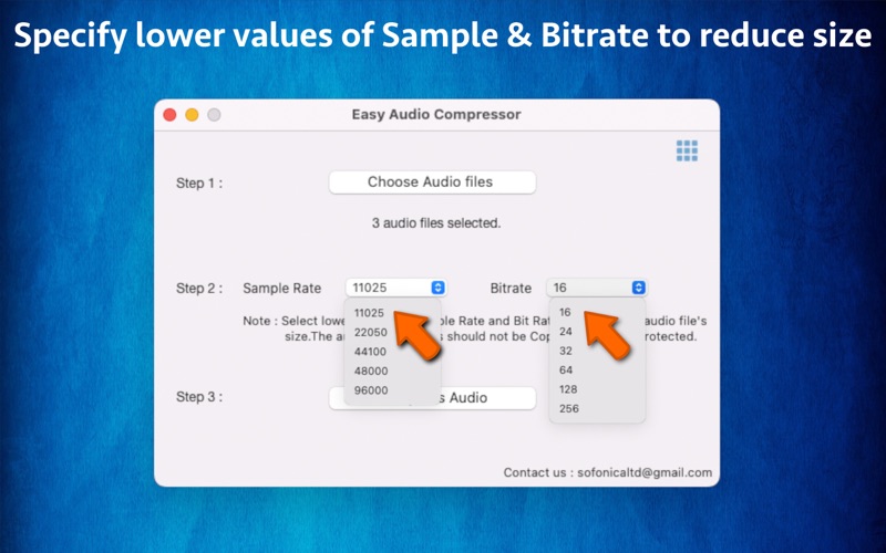 How to cancel & delete easy audio compressor 1