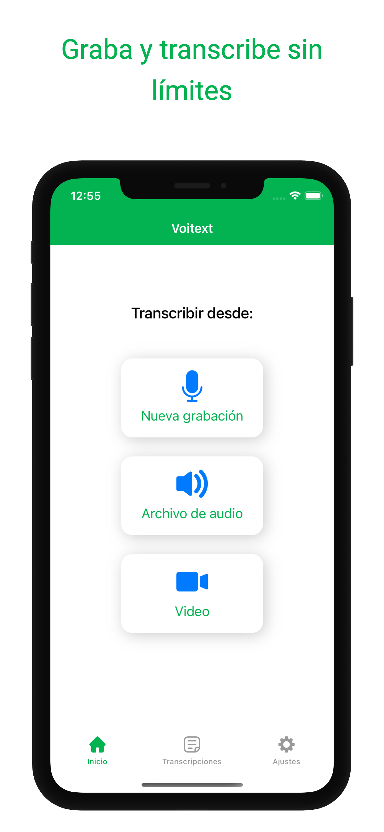 Voitext -Convertir voz a texto
