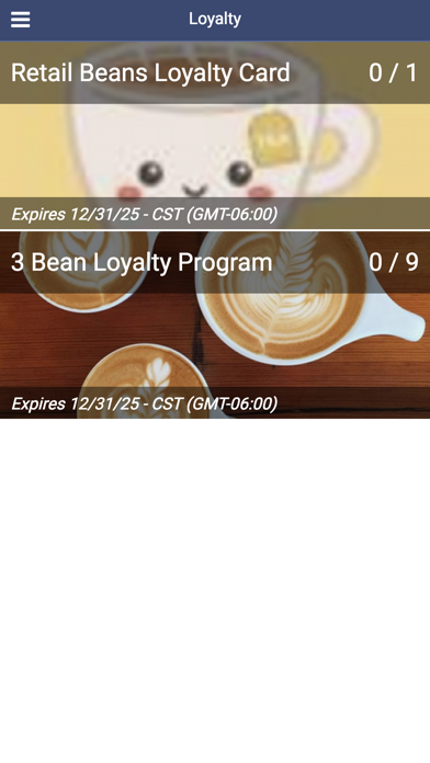 3 Bean Coffee Co. Screenshot