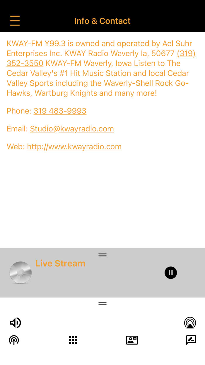 KWAY Y993FM Live