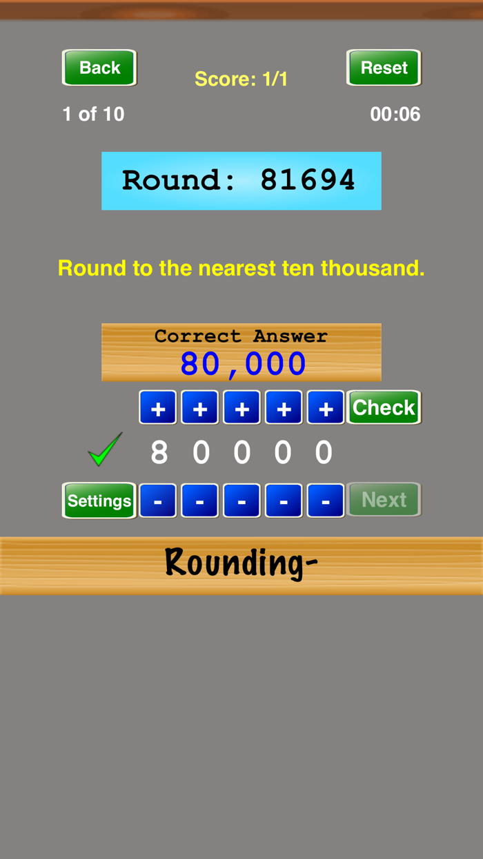 Rounding-
