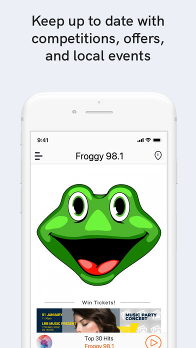 Froggy 98.1 Screenshot