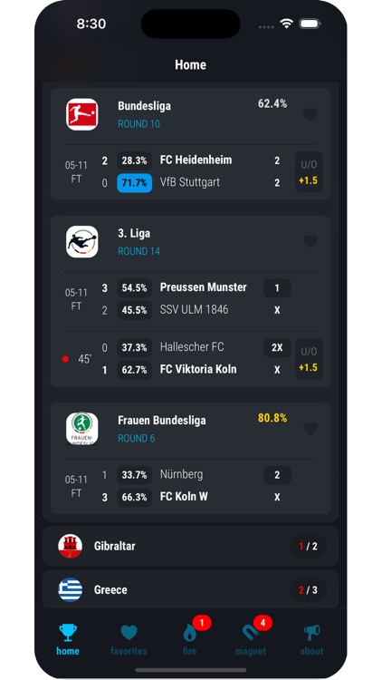 preBet - soccer predictions