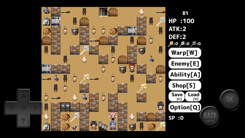 #4. WWA風ダンジョン探索RPG【Rabbit Dungeon】 (iOS) 由: Satoru Higuchi