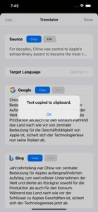 Multi Translators with DeepL screenshot #7 for iPhone