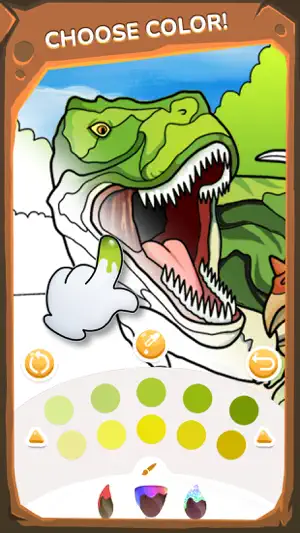 Dino Coloring Game for Kids screenshot 2