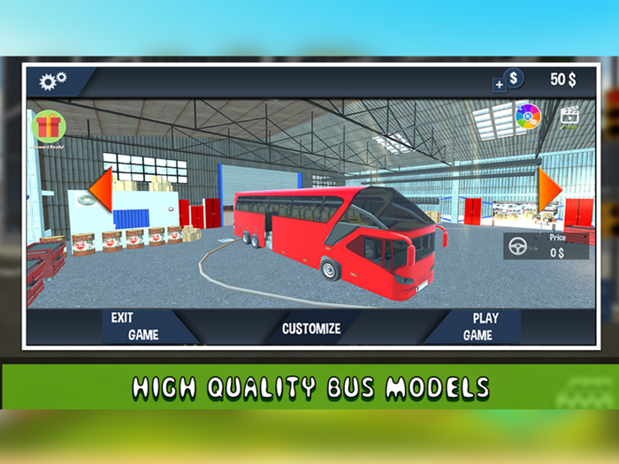 Bus Travel Drive Simulation