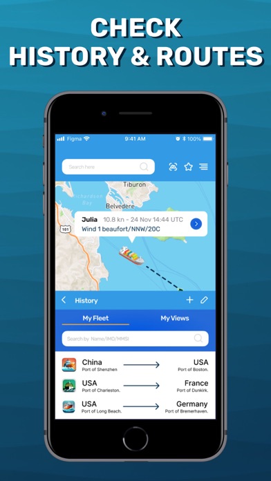 Marine Traffic : Vessel Finder Screenshot