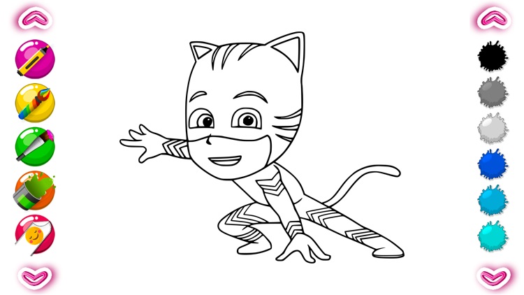 Mask Heroes Coloring Book