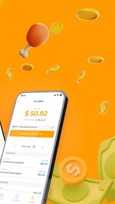 WeSub for Freelancers Screenshot