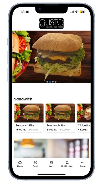 Gusto Sandwich Screenshot