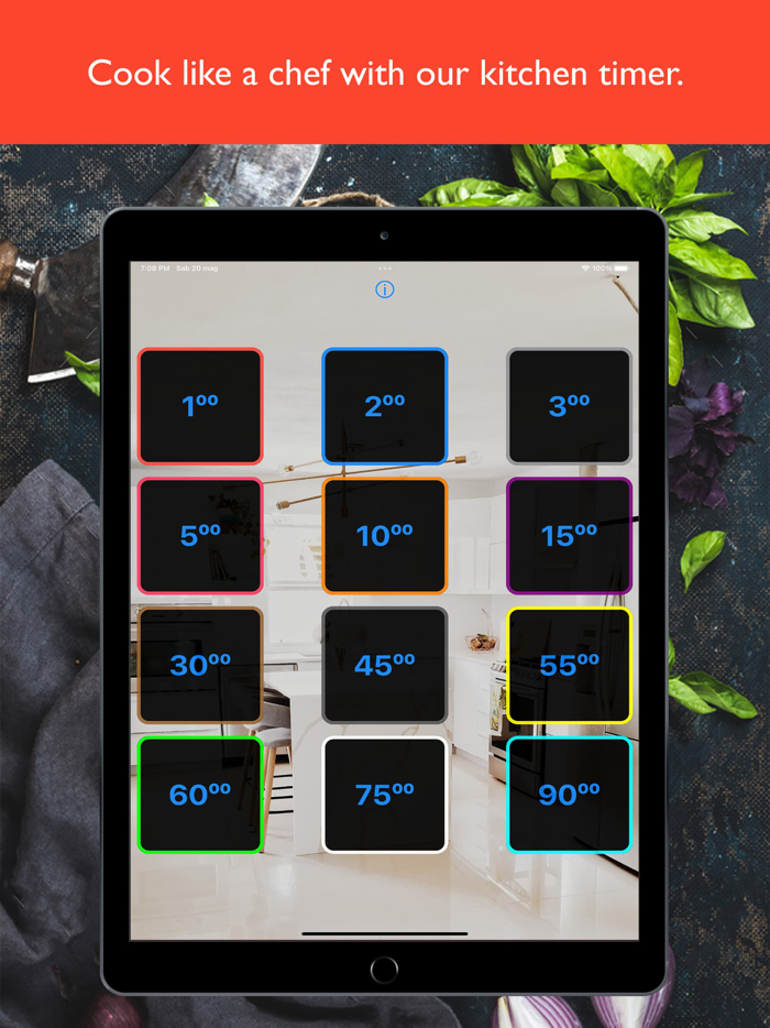 Kitchen timer with alarm