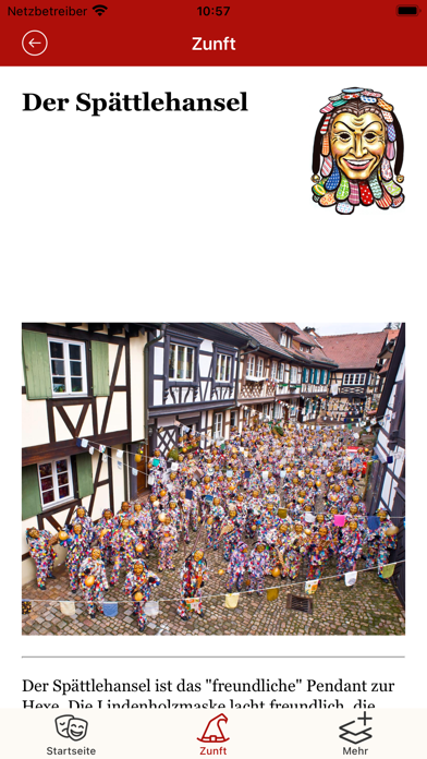 App der Narrenzunft Gengenbach Screenshot