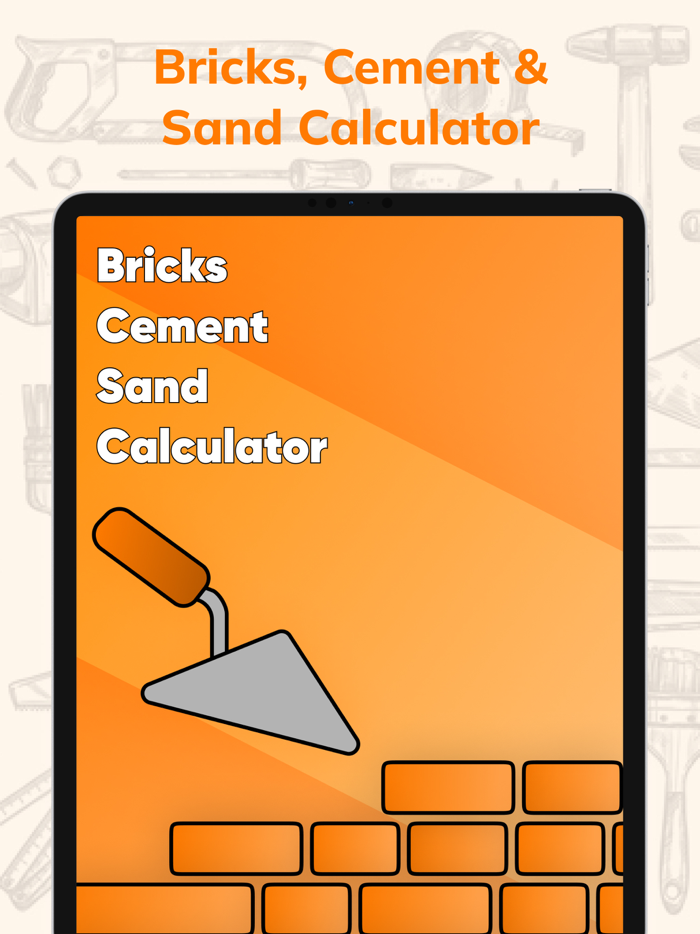 Bricks Cement Sand Calculator