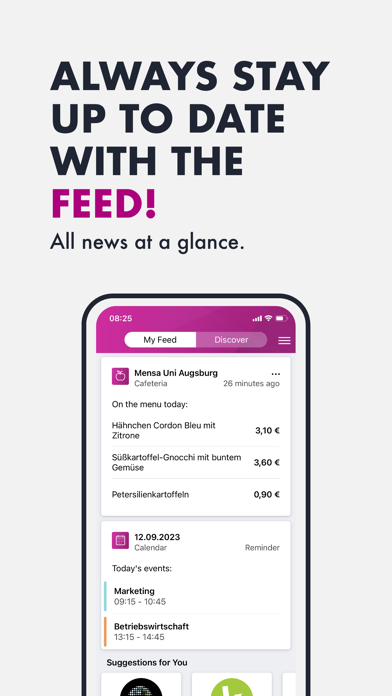 UniAugsburg App Screenshot