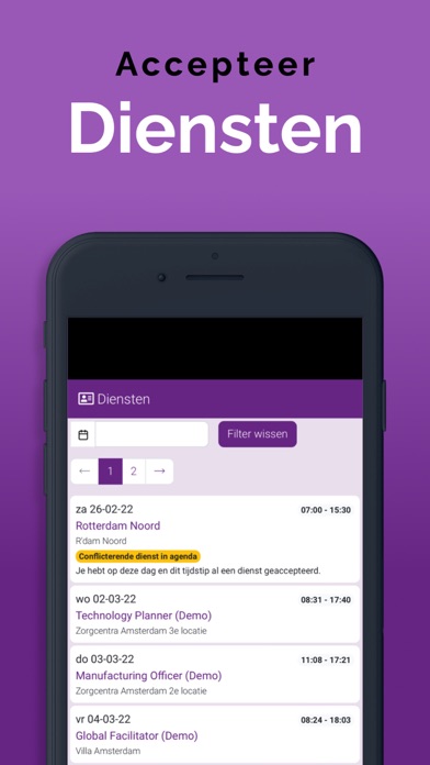Screenshot #3 pour Inzet Zorgpersoneel
