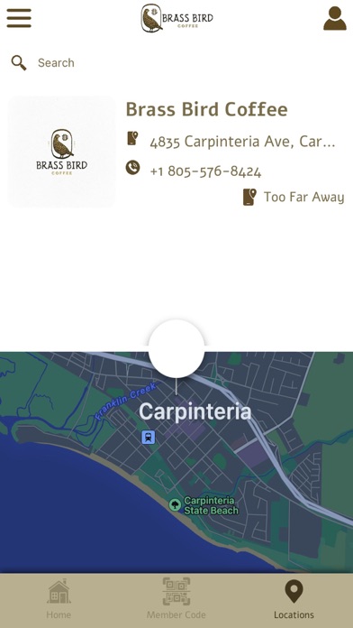 Brass Bird Coffee Screenshot