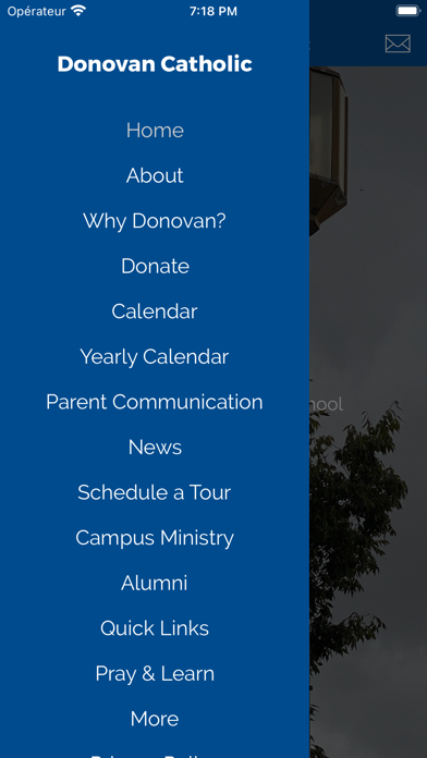 Donovan Catholic High School Screenshot