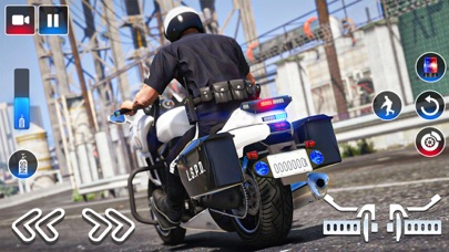 Police Bike Driving Chase Game Screenshot