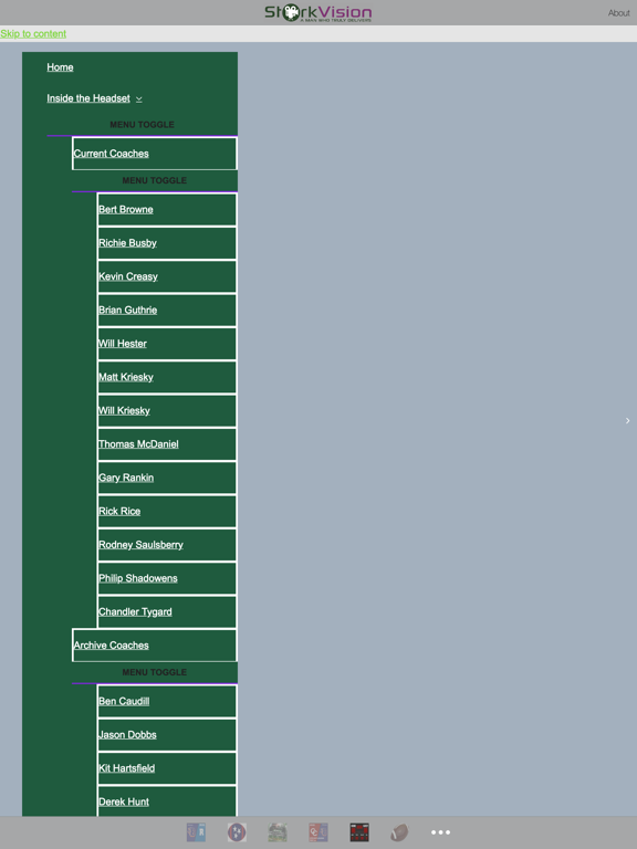 StorkVision iPad screenshot 5 - Sports app