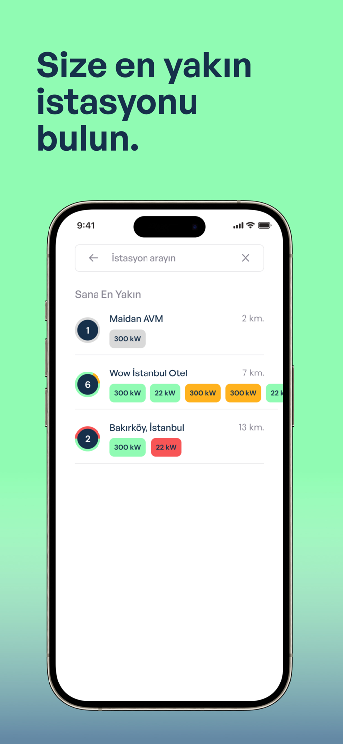 GioEV Araç Şarj İstasyon Ağı