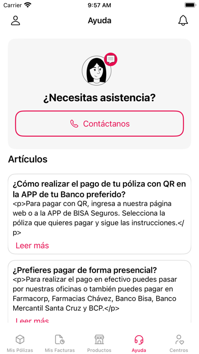 BISA Seguros Screenshot