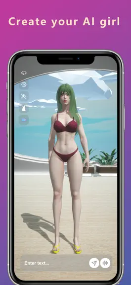Game screenshot Virt Girl - AI 3D Chatbot apk
