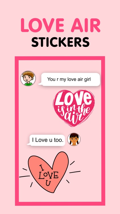 Love in Air Stickers screenshot-4