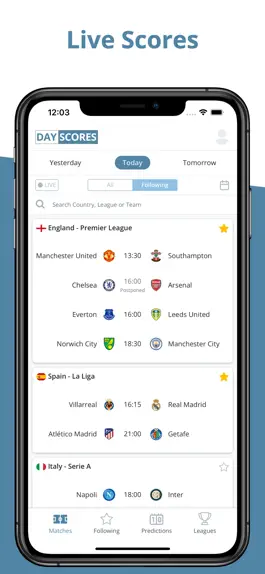 Game screenshot DayScores - Live Football App mod apk