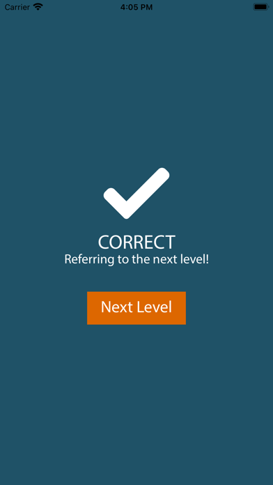 Mathematical Quiz Screenshot