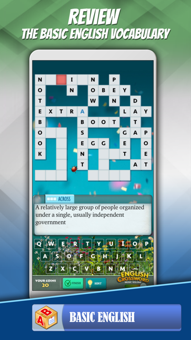 English Crossword Screenshot