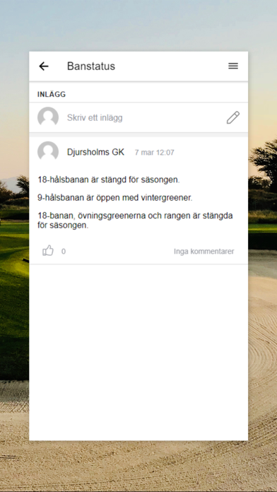 Djursholms Golfklubb Screenshot