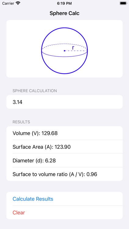 SphereCalc screenshot-3