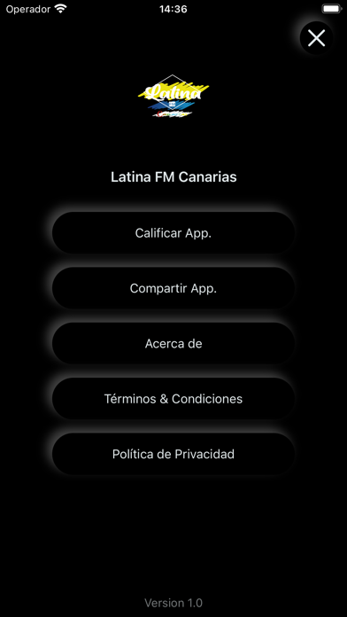 Latina FM Canarias Screenshot
