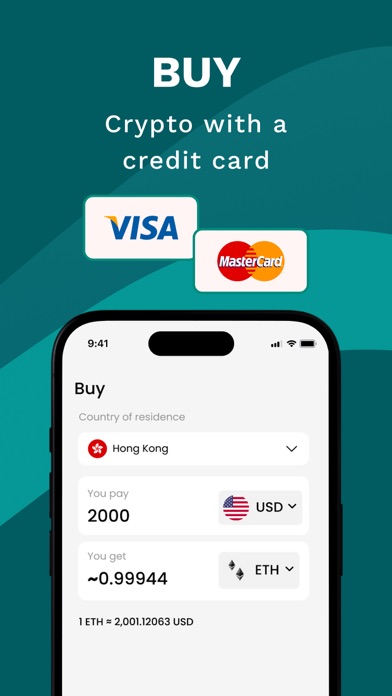FW Secure DeFi Crypto Wallet Screenshot