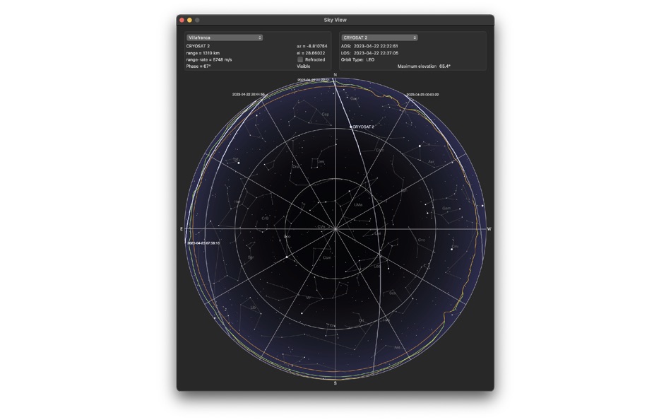 #2. SatTracker (macOS) 由: GerSpatial