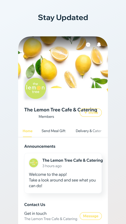The Lemon Tree Cafe & Catering - 2.91438.4 - (iOS)