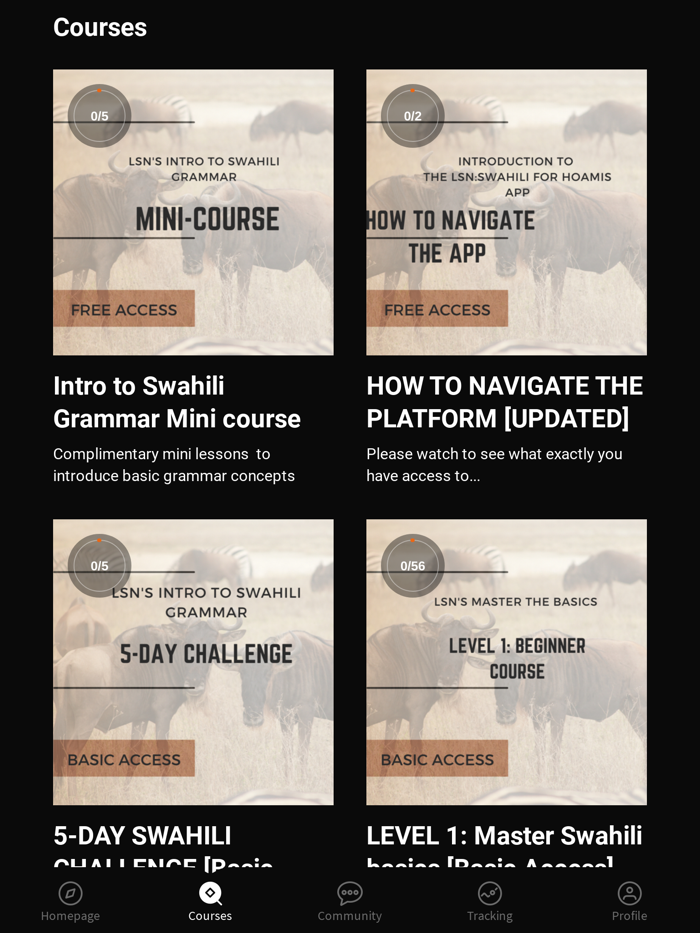 LSN SWAHILI FOR HOAMIs