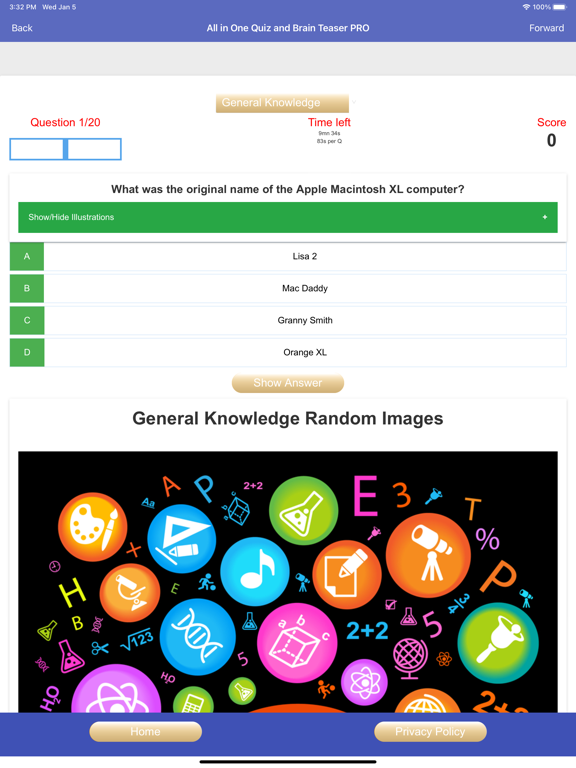 Screenshot #4 pour All Around Topics Quiz PRO