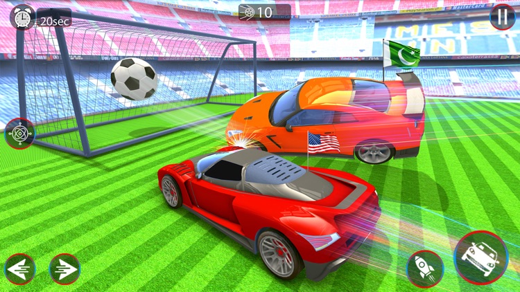 Rocket Car Soccer League Mania screenshot-4