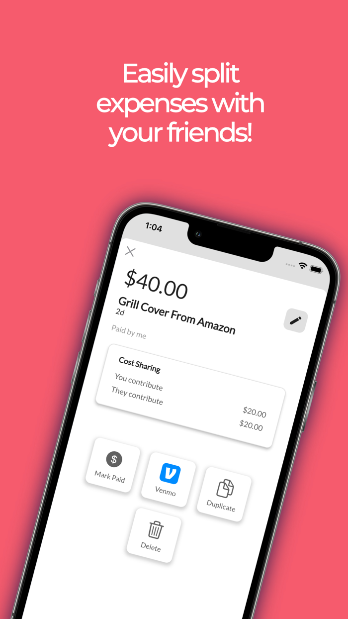 OpenTab Expense Splitting