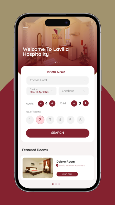 Lavilla Hospitality Screenshot