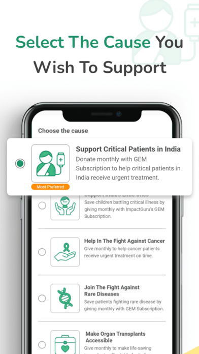 Impact Guru : Donation App Screenshot