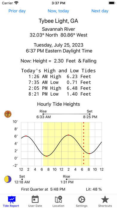 Tide Now USA Southeast Screenshot
