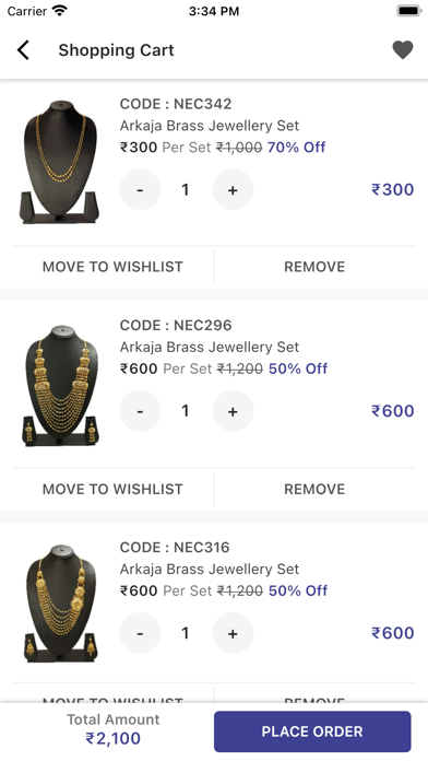 Arkaja Enterprise: Fashion App Screenshot