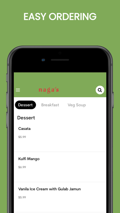 Naga's South Indian Cuisine Screenshot