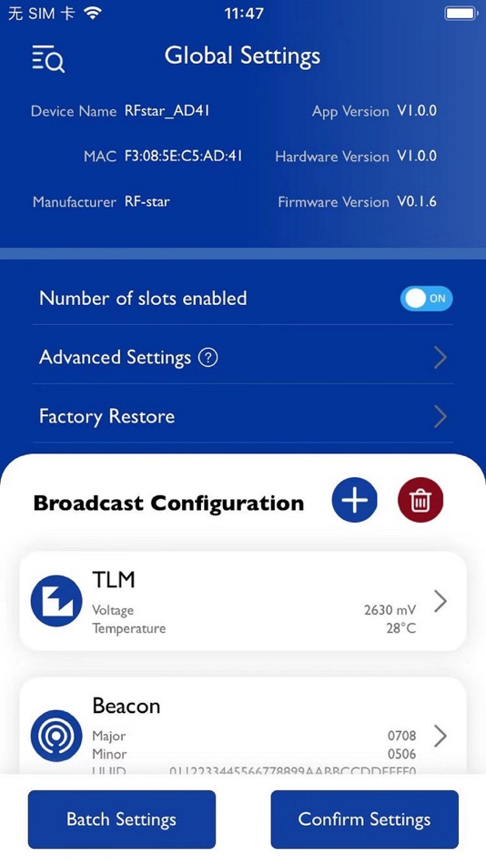 #2. RF-star Beacon (iOS) 由: Shenzhen RF-star Technology Co., Ltd