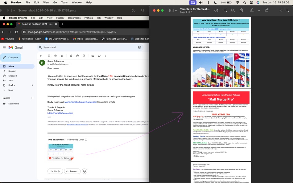 #5. Mail Merge Pro (macOS) Podle: Jyotsana Singh