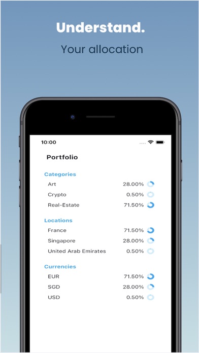 The Wealthy App Screenshot