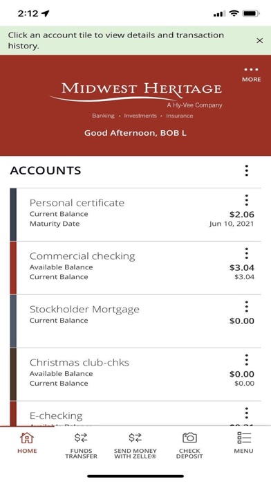 MHBank2Go Screenshot 2 - AppWisp.com MHBank2Go Screenshot 2 - AppWisp.com